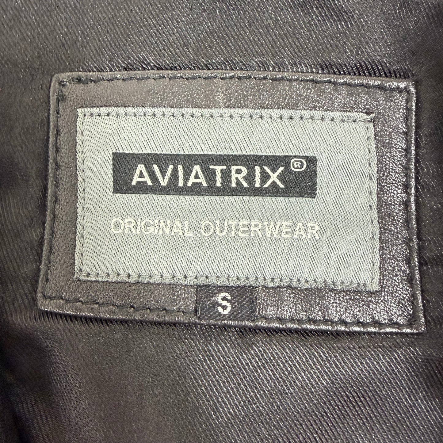 AVIATRIX Biker Style Leather Jacket