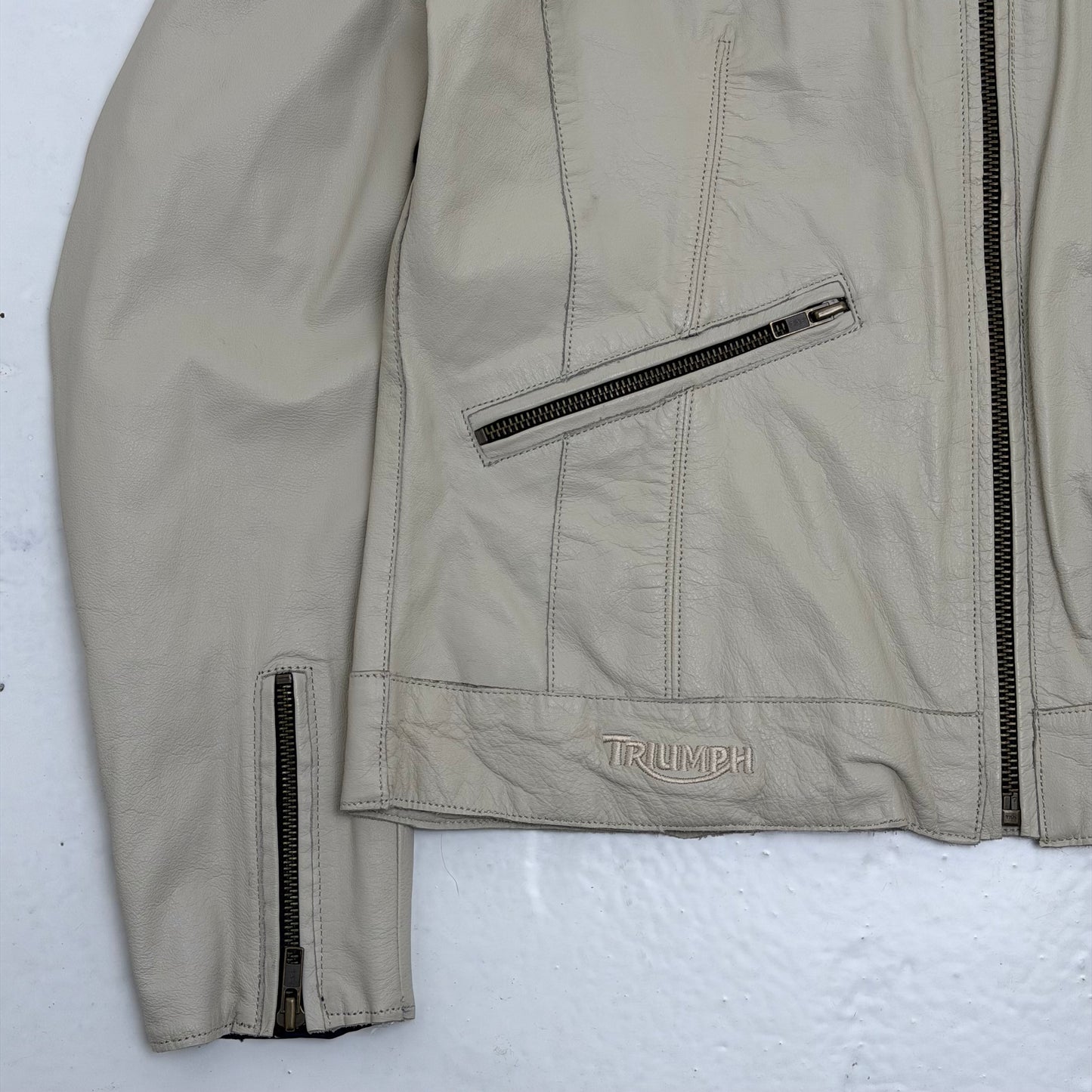 TRIUMPH Leather Motorcycle Jacket