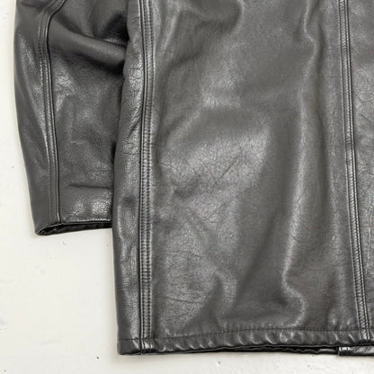 SCHOTT NYC Leather Car Coat