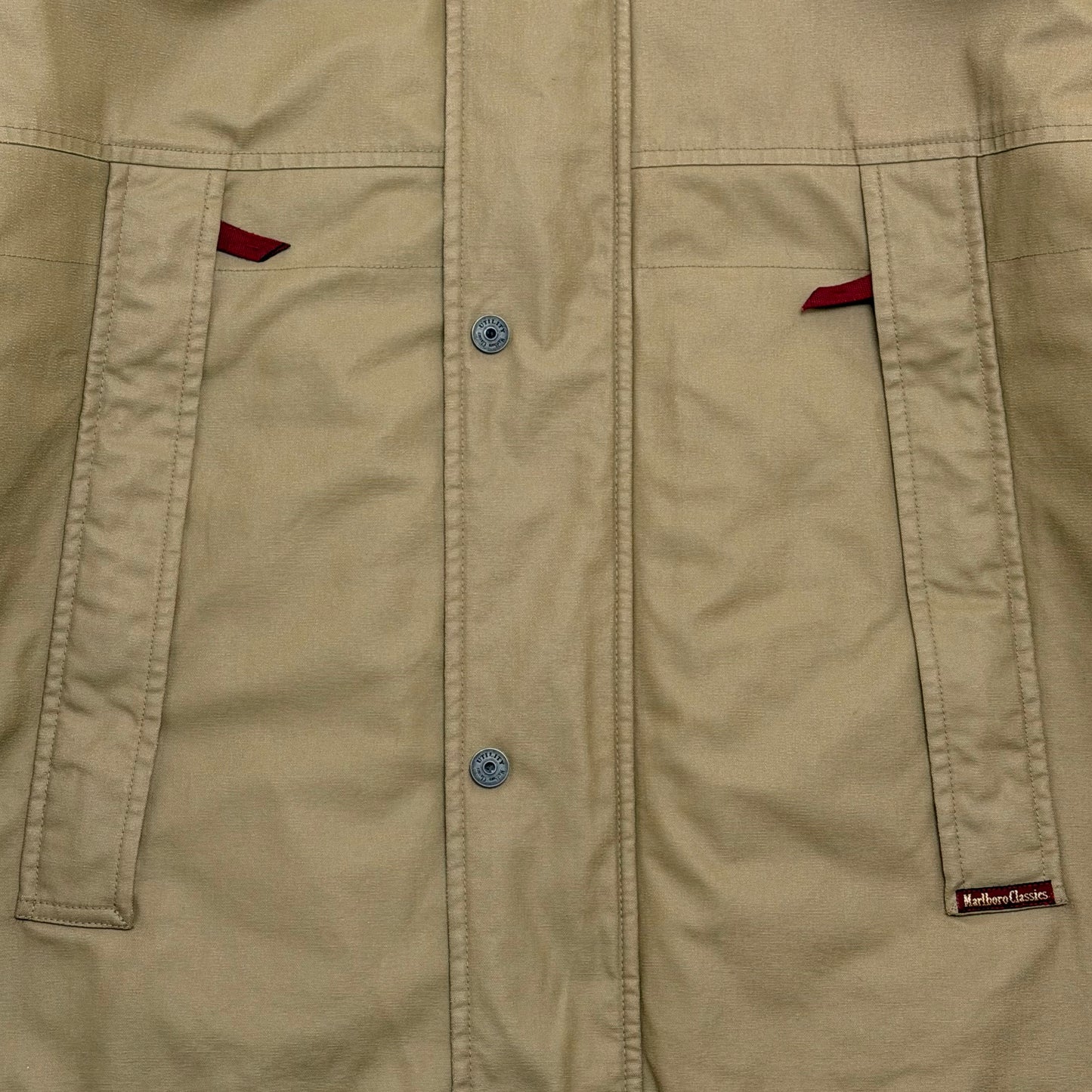 MARLBORO CLASSICS Utility Sherpa Lined Wax Coated Jacket