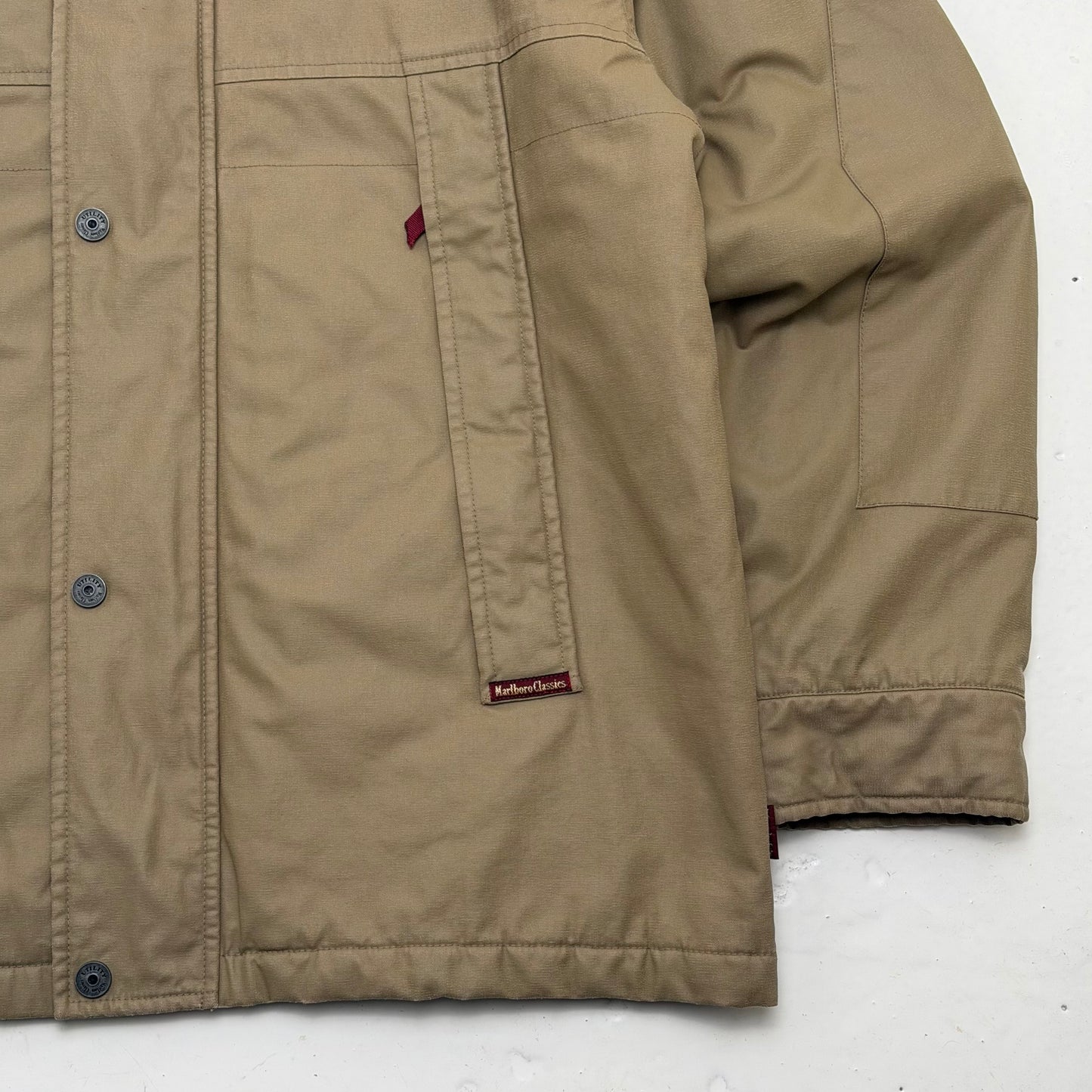 MARLBORO CLASSICS Utility Sherpa Lined Wax Coated Jacket