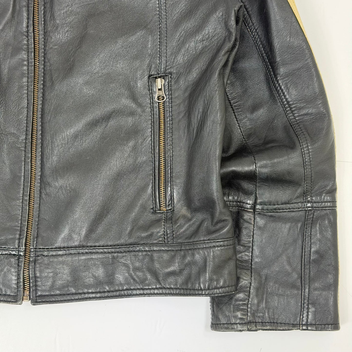 AVIATRIX Leather Biker Style Jacket
