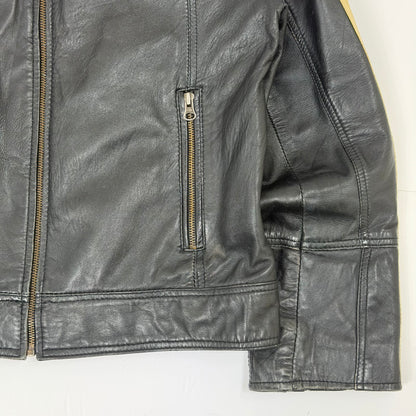 AVIATRIX Leather Biker Style Jacket