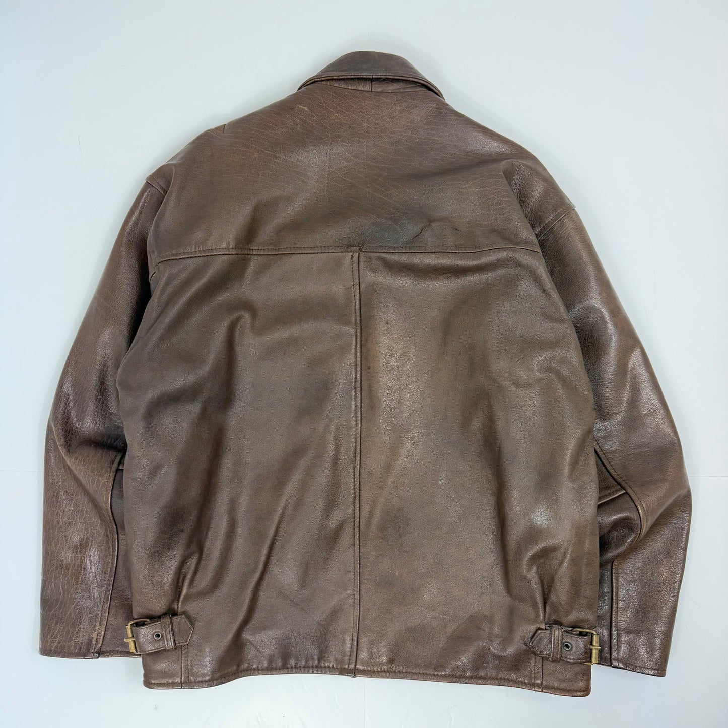 WOODLANDS Leather Bomber Jacket