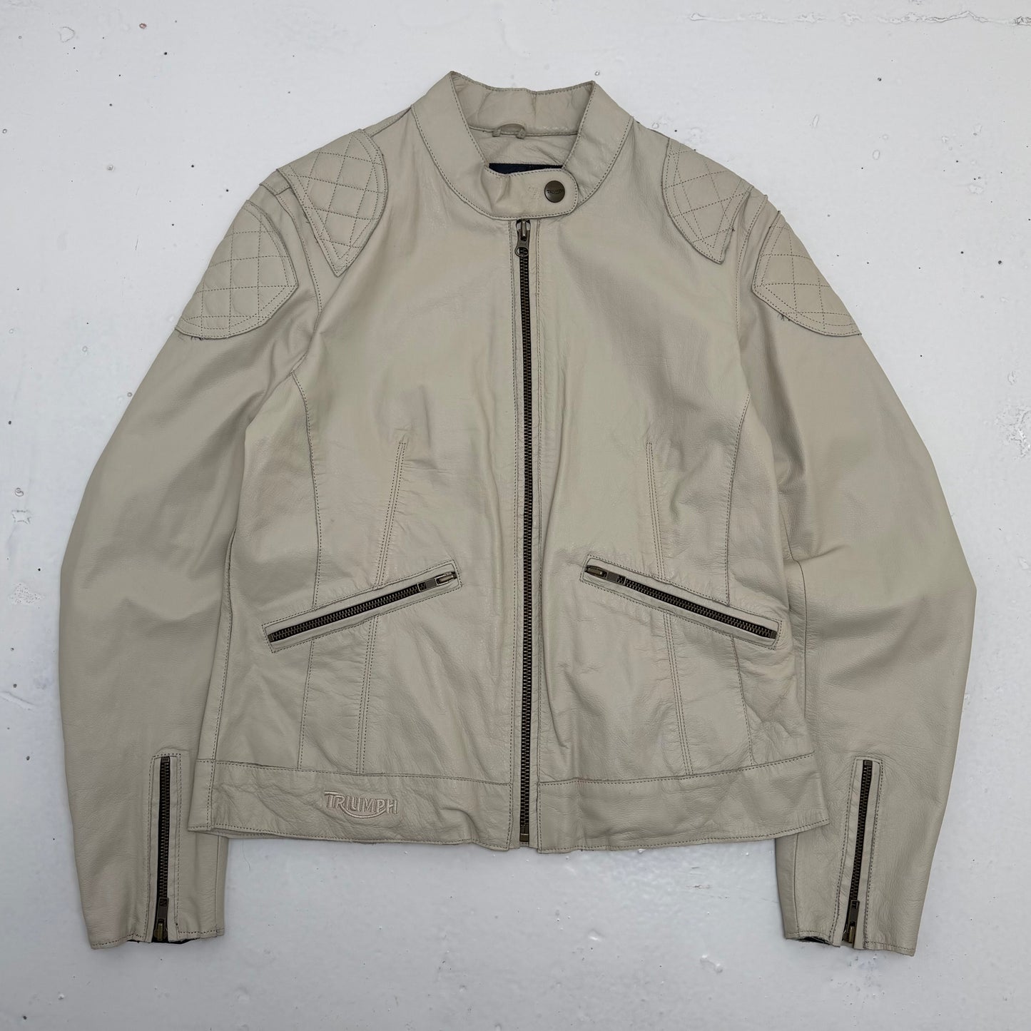 TRIUMPH Leather Motorcycle Jacket