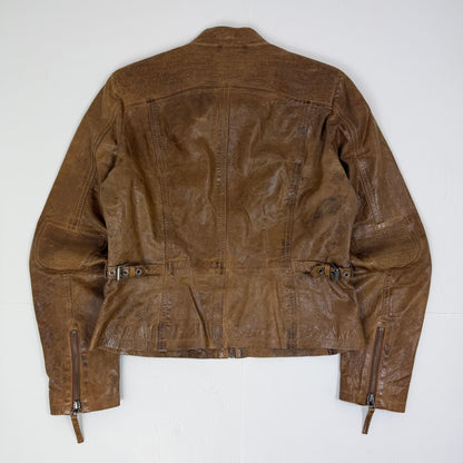 GIPSY Leather Biker Style Jacket