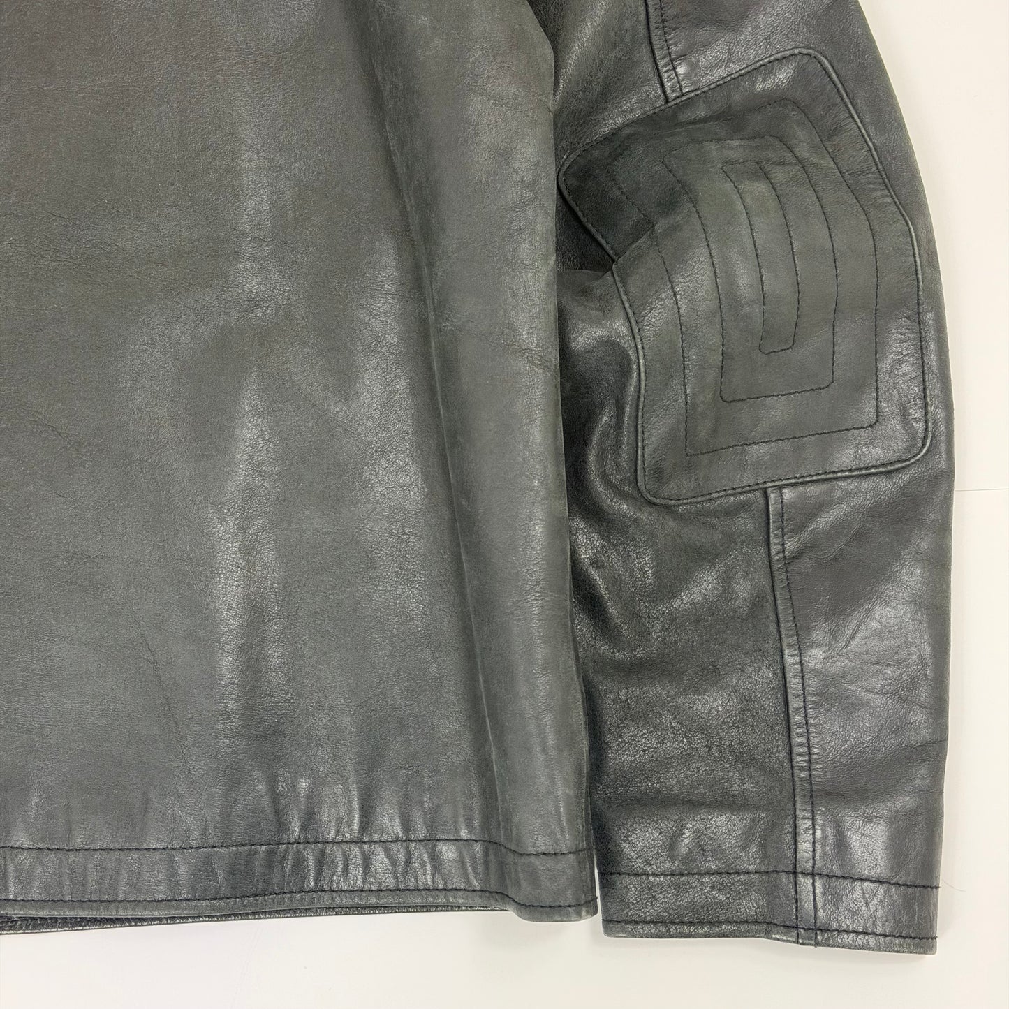 MISSION Biker Style Leather Jacket