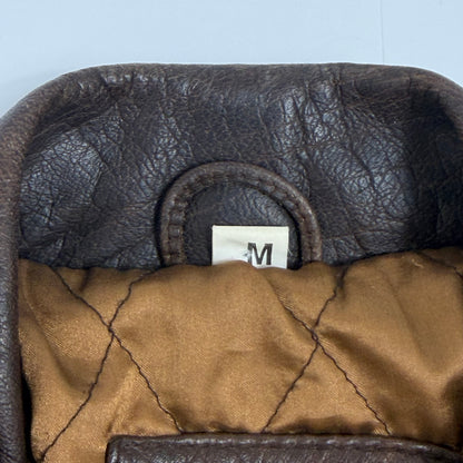 WOODLANDS Leather Bomber Jacket