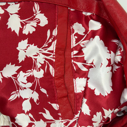 AVIATRIX Asymmetrical Biker Style Leather Jacket