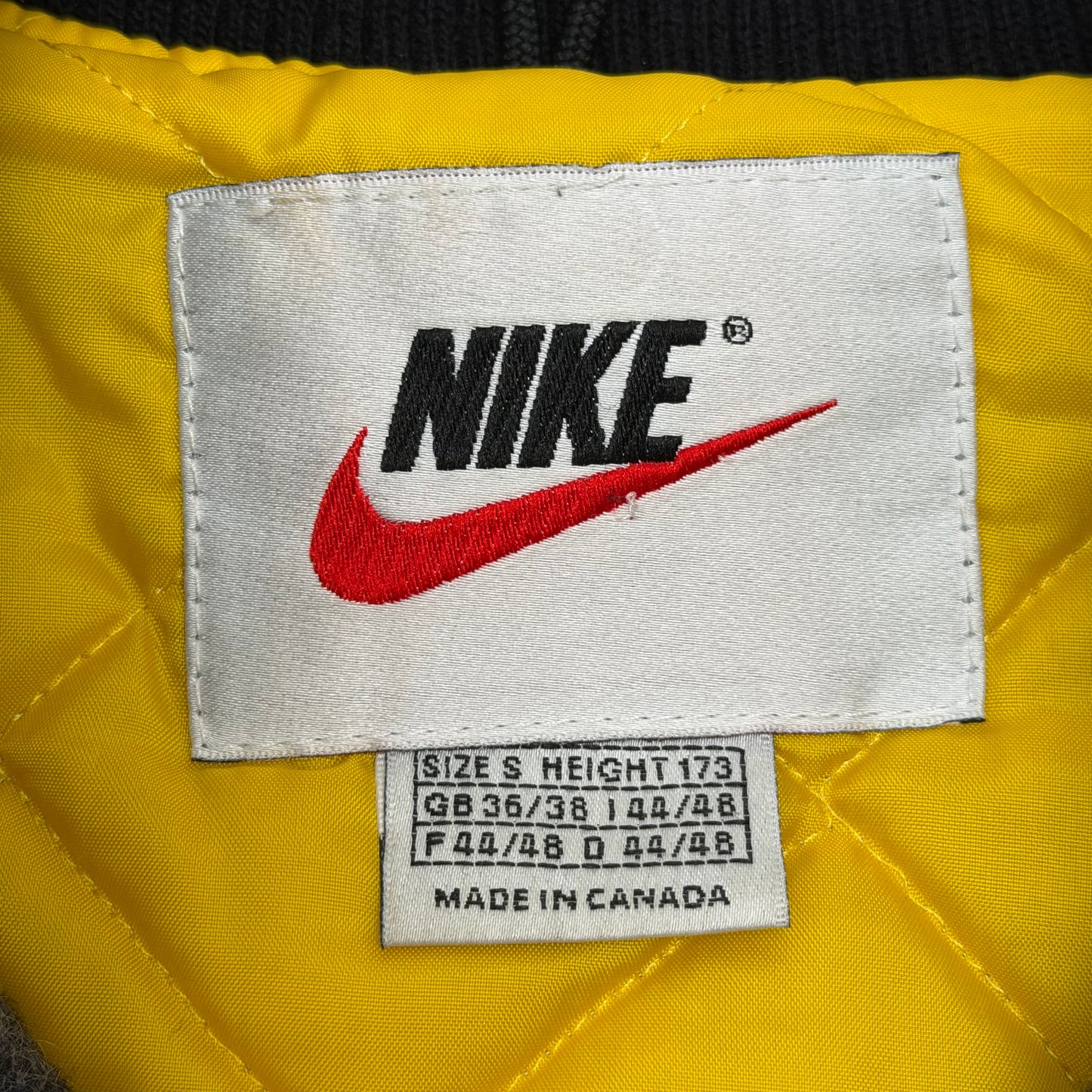 NIKE 1990’s Leather / Wool Letterman Jacket