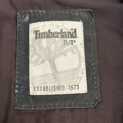 TIMBERLAND Leather Bomber Jacket