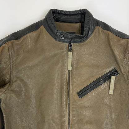 G-STAR RAW Leather Biker Style Jacket