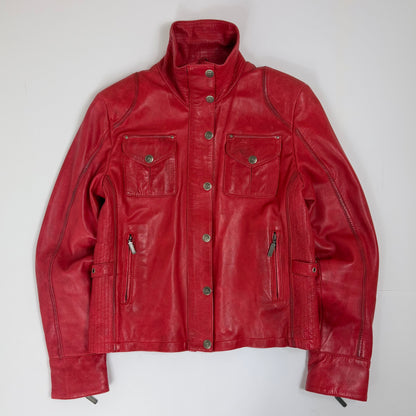 AVIATRIX Biker Style Leather Jacket