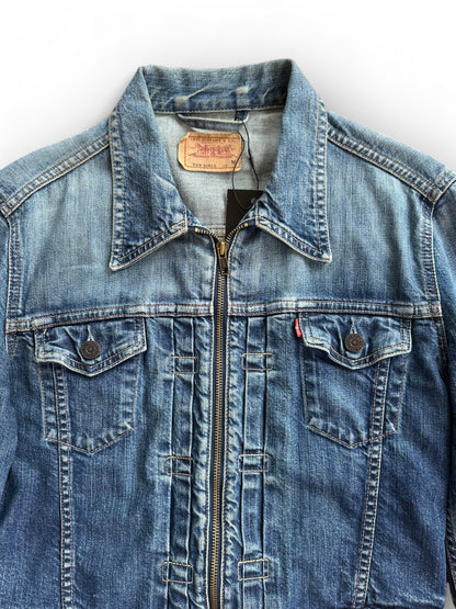 Levi’s Cropped Full Zip Denim Jacket