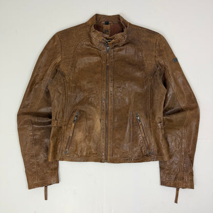 GIPSY Leather Biker Style Jacket