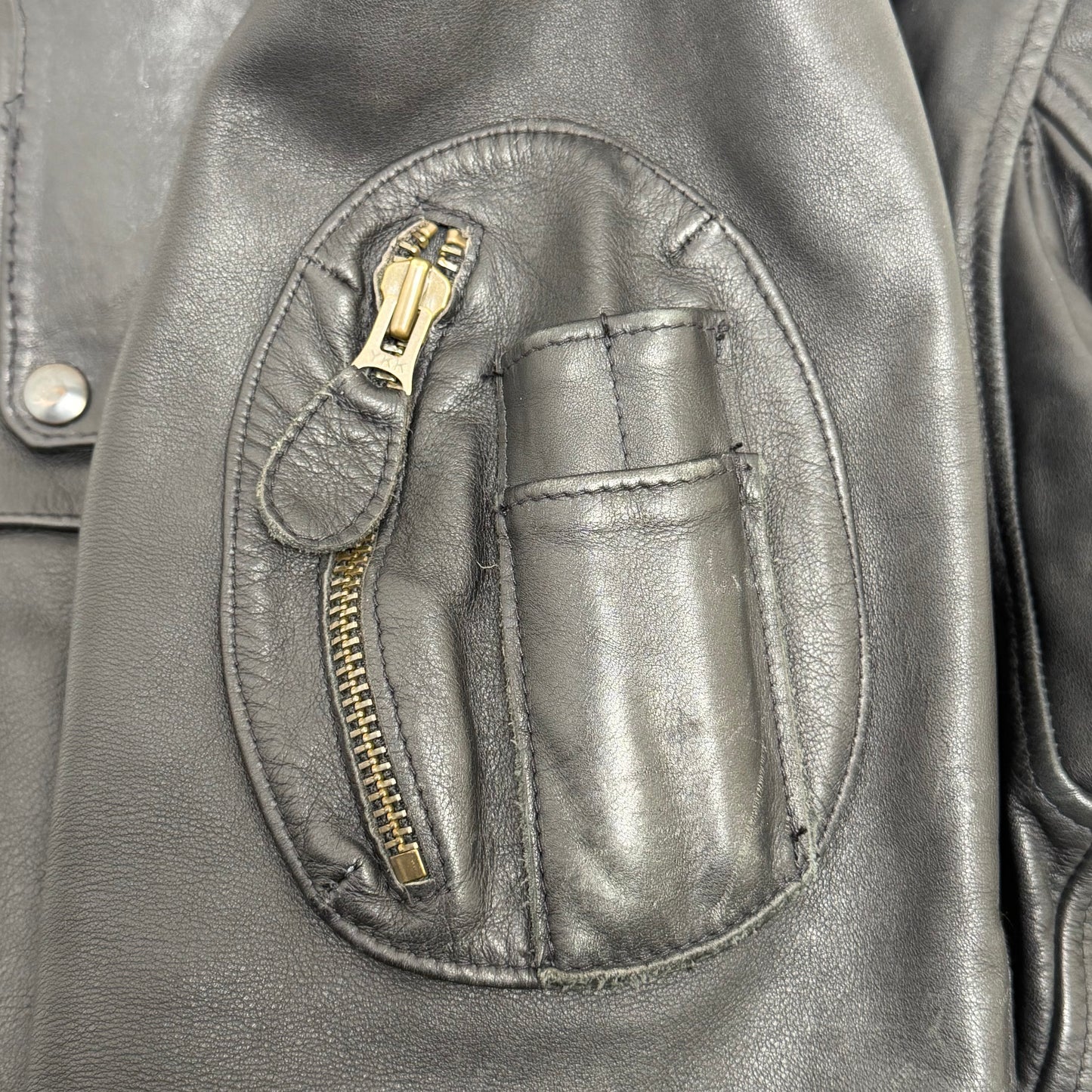 AVIATION LEATHERCRAFT Leather Flight Jacket