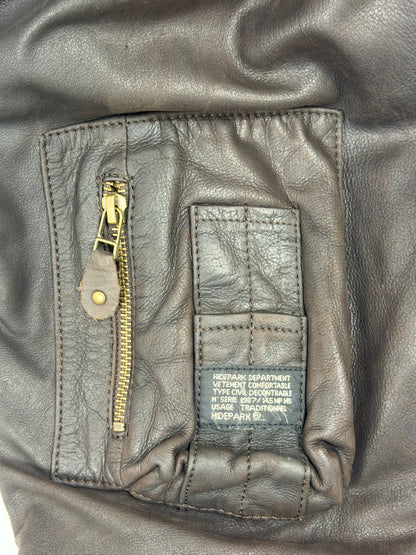 HYDE PARK Leather B2 Bomber Jacket