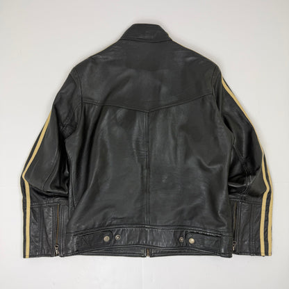 AVIATRIX Leather Biker Style Jacket