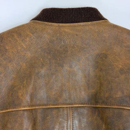 TIMBERLAND Strafford Leather Bomber Jacket
