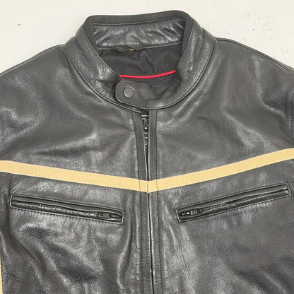 REAL LEATHER Motorcycle Jacket