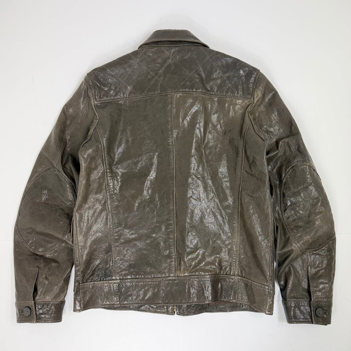 TIMBERLAND Leather Bomber Jacket