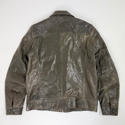 TIMBERLAND Leather Bomber Jacket