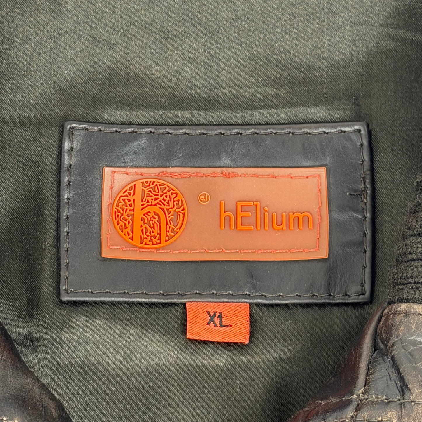 HELIUM Leather Bomber Jacket