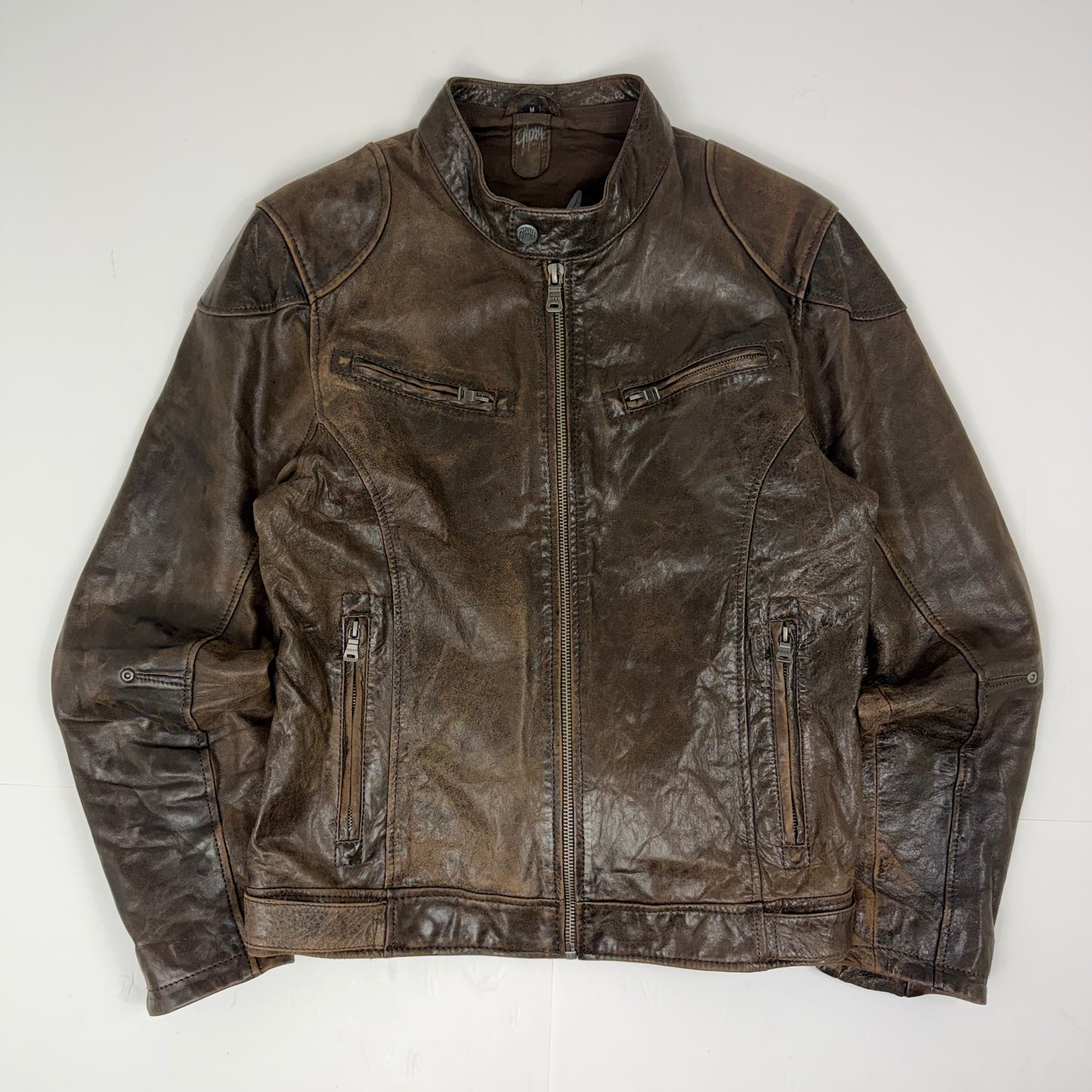 GIPSY Leather Biker Style Leather Jacket