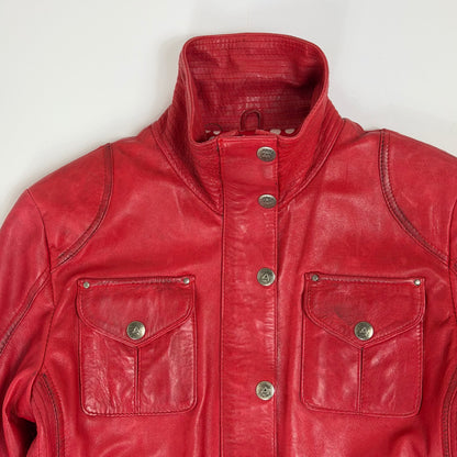 AVIATRIX Biker Style Leather Jacket