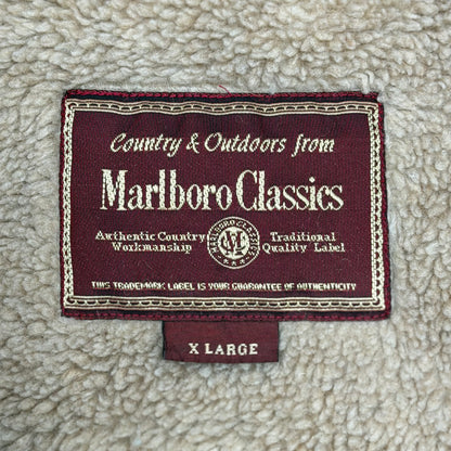 MARLBORO CLASSICS Utility Sherpa Lined Wax Coated Jacket