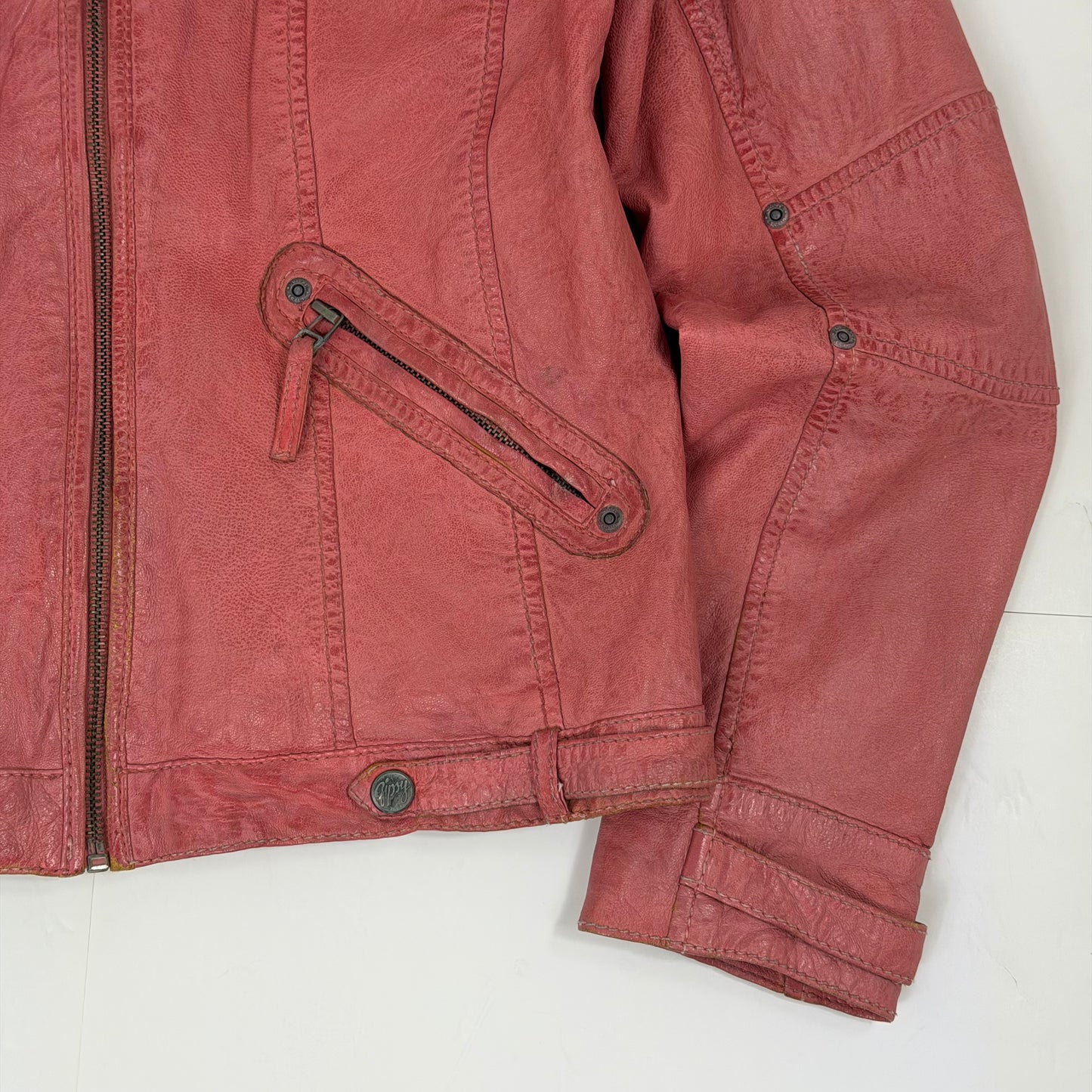 GIPSY Leather Biker Style Jacket