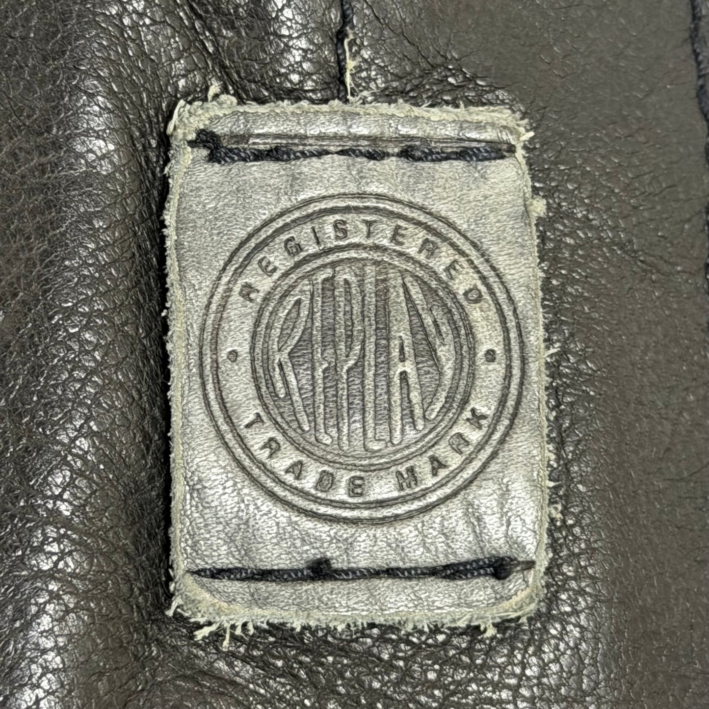 REPLAY Leather Flight Style Jacket