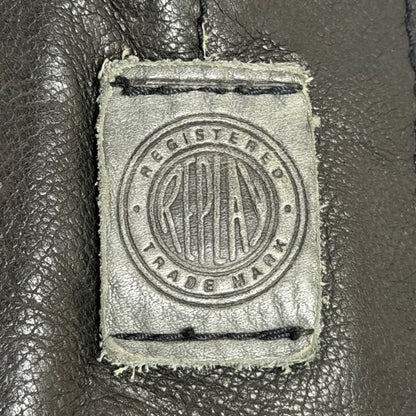 REPLAY Leather Flight Style Jacket