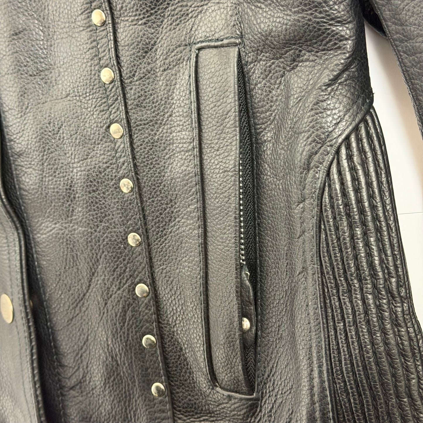 PAPA’S LEATHER BARN Leather Motorcycle Jacket