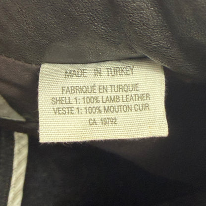 TIMBERLAND Leather Bomber Jacket