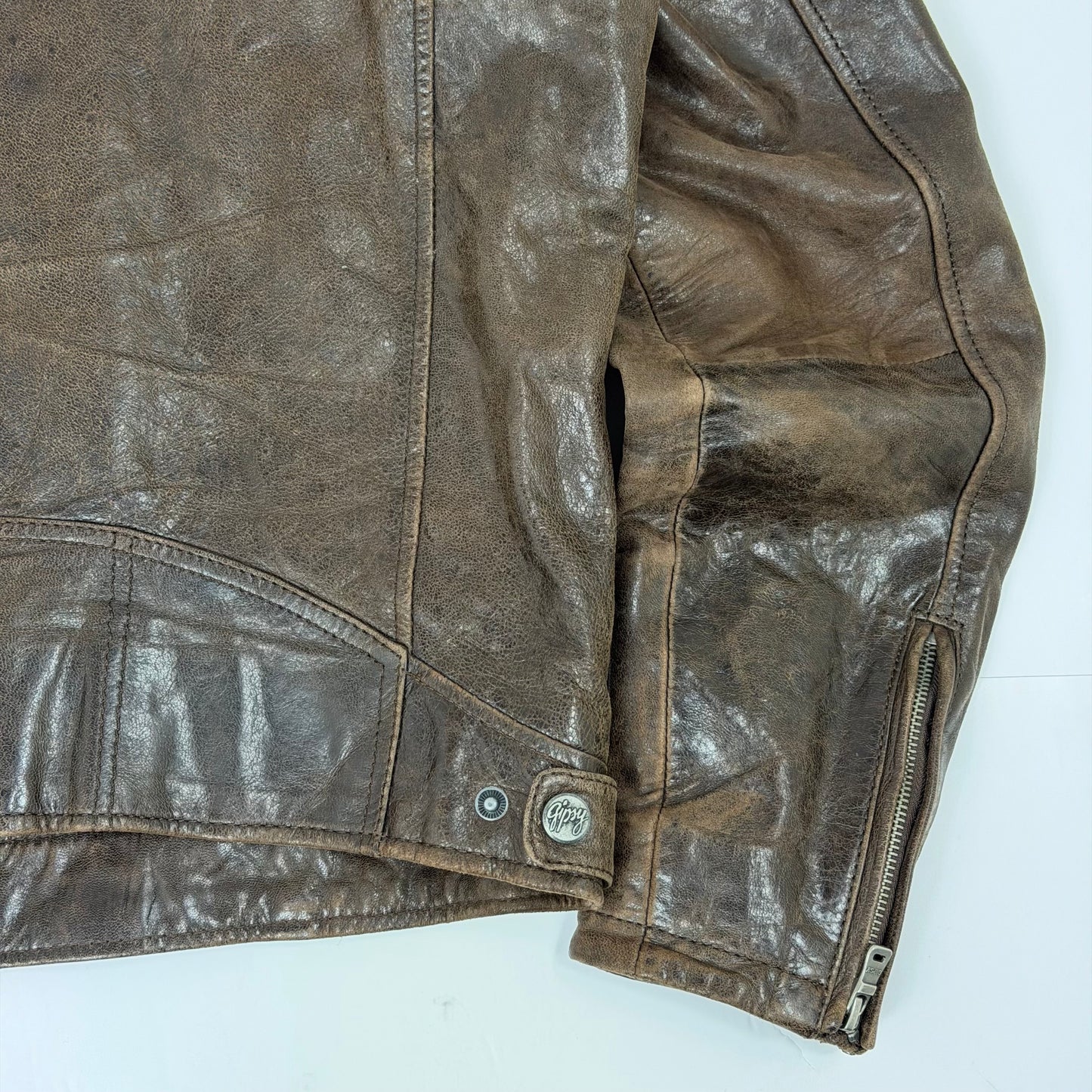 GIPSY Leather Biker Style Leather Jacket