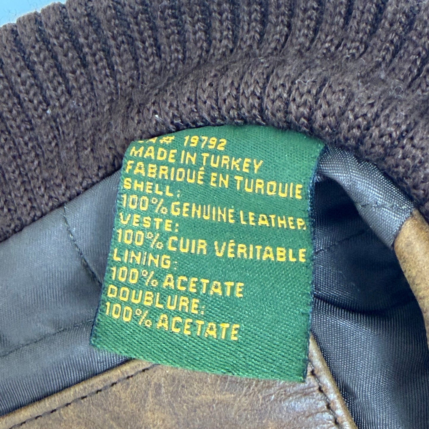 TIMBERLAND Strafford Leather Bomber Jacket