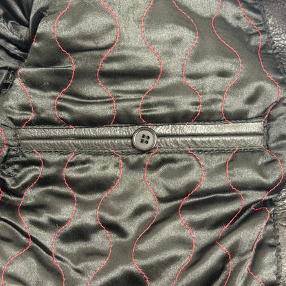 MISSION Distressed Leather Biker Style Jacket