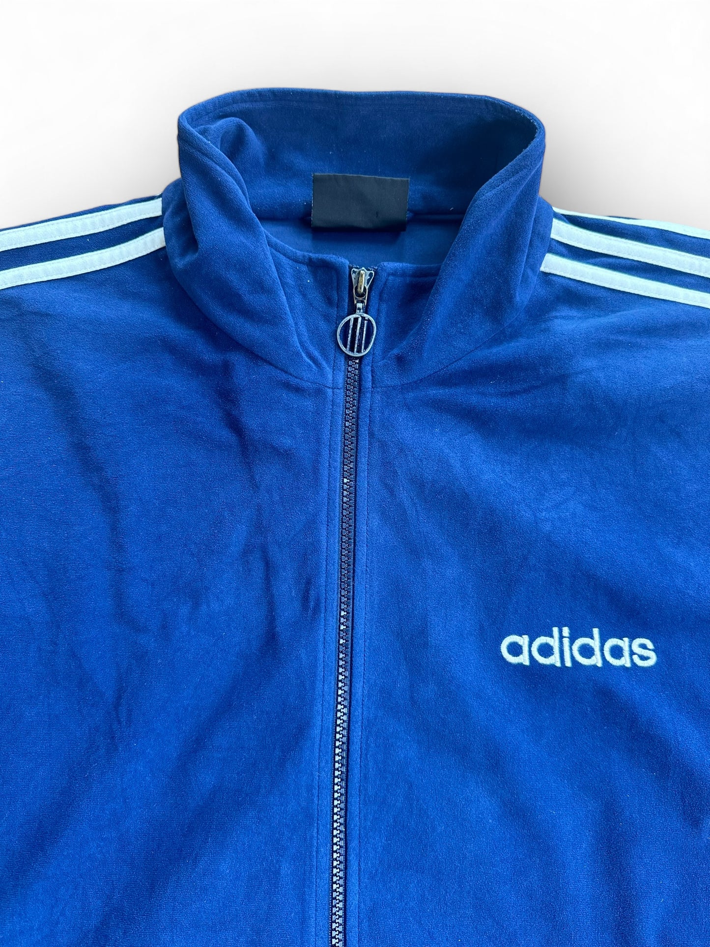 Adidas Originals Velour Full Zip Track Jacket