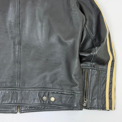 AVIATRIX Leather Biker Style Jacket