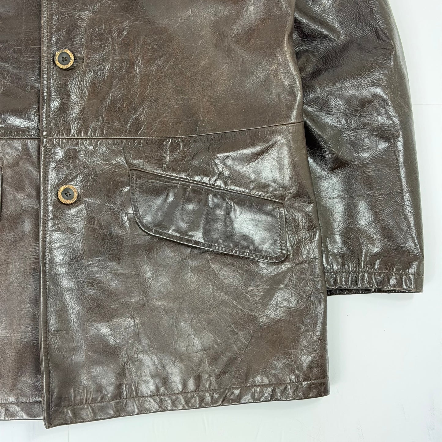 MARLBORO CLASSICS Leather Car Coat