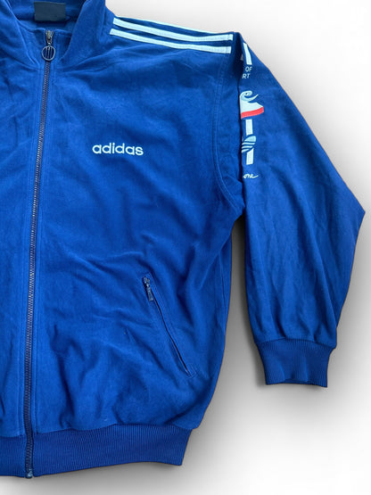 Adidas Originals Velour Full Zip Track Jacket