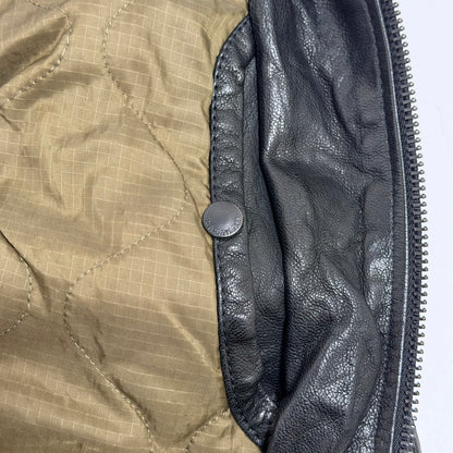 REPLAY Leather Flight Style Jacket