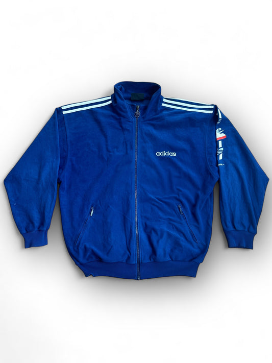 Adidas Originals Velour Full Zip Track Jacket