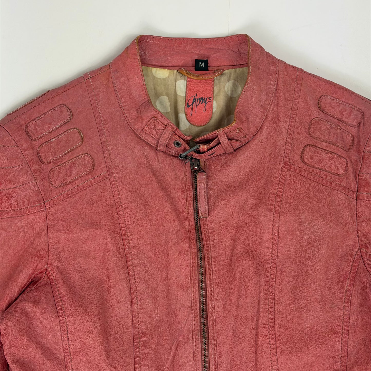 GIPSY Leather Biker Style Jacket