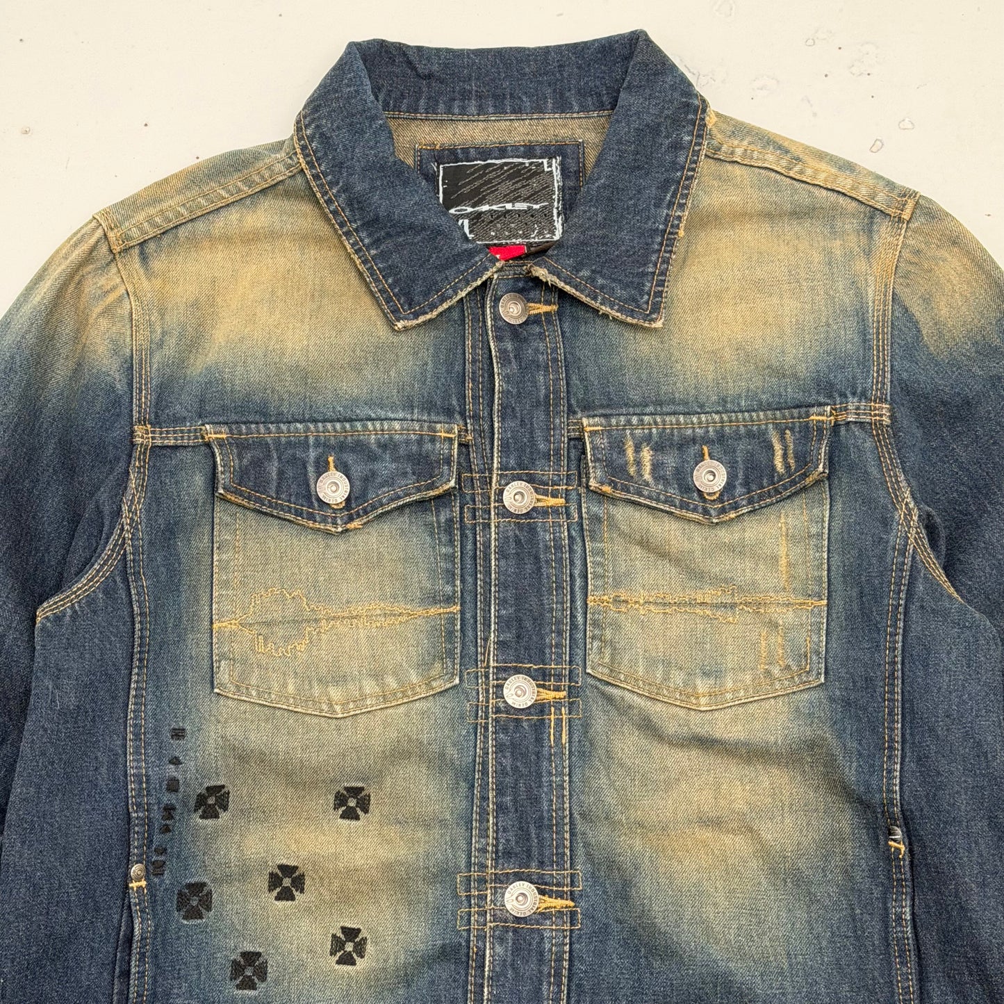 OAKLEY 2000’s Archival Faded Denim Jacket