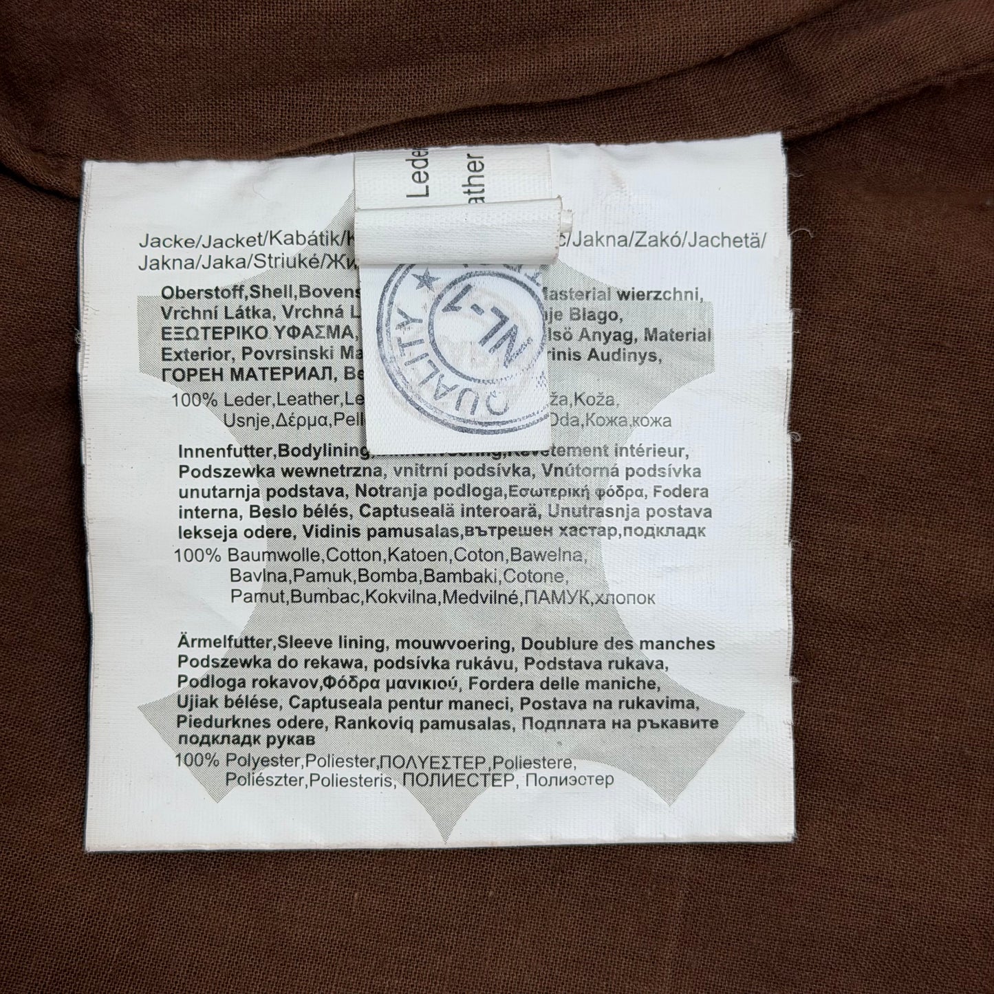 GIPSY Leather Biker Style Jacket