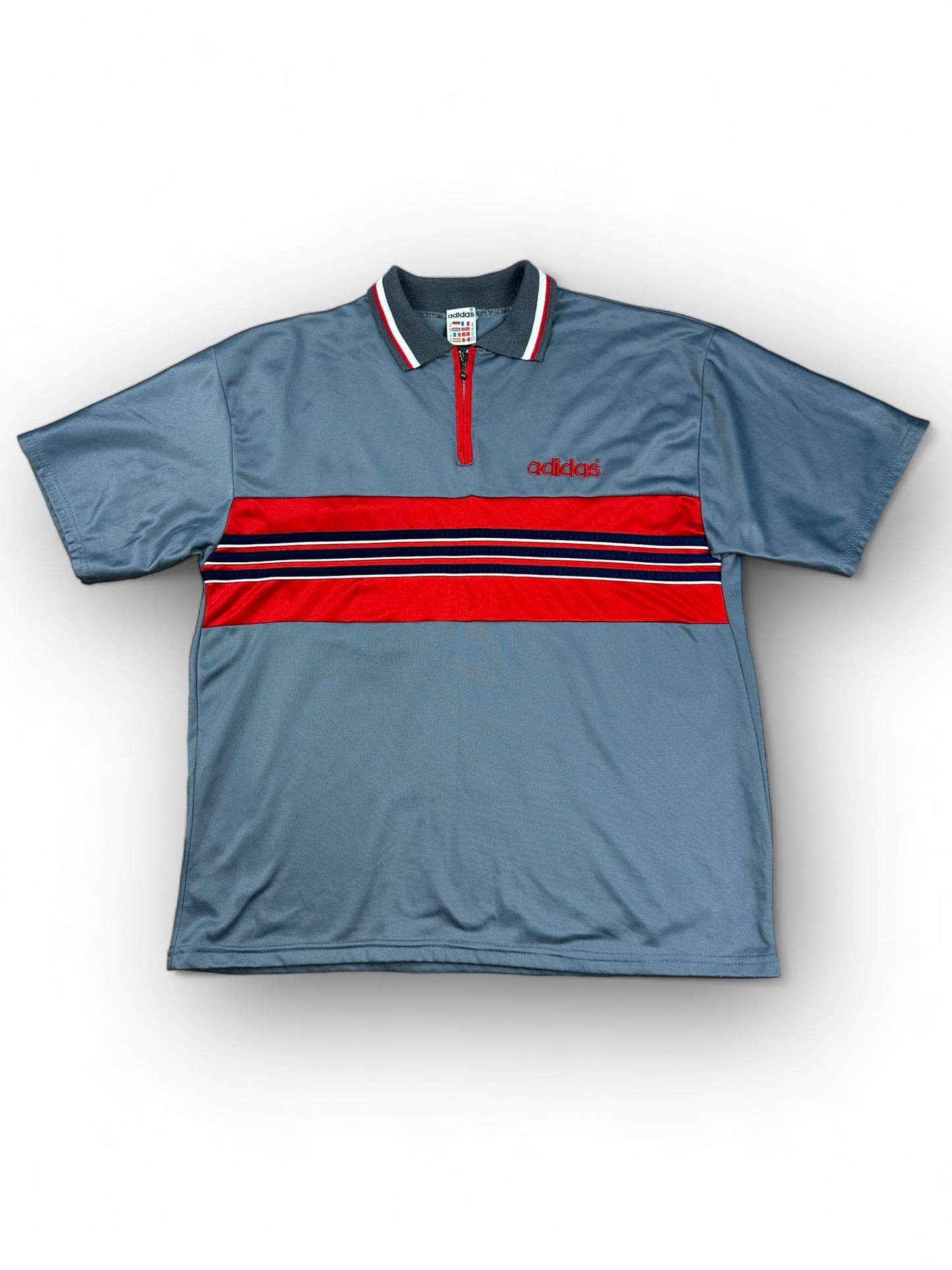 Adidas 90s 1/4 Zip Polo Shirt