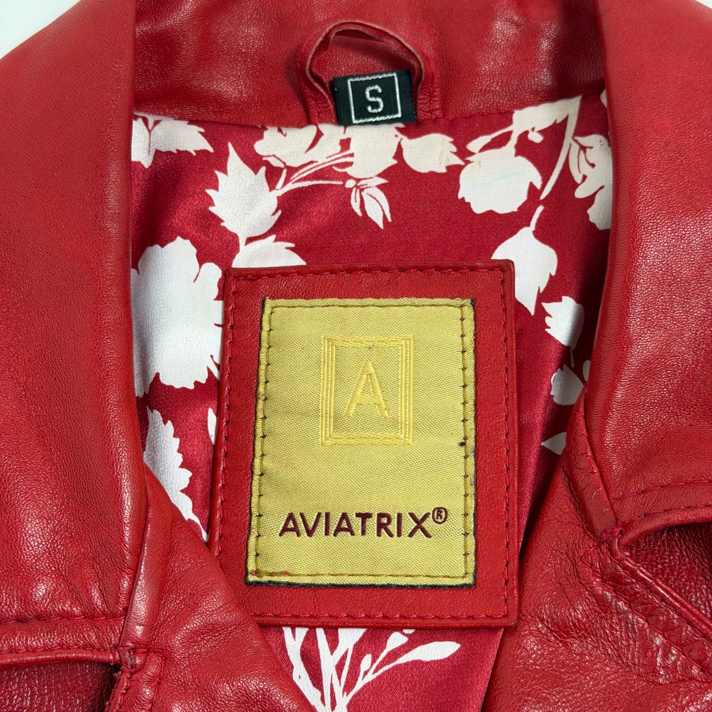 AVIATRIX Asymmetrical Biker Style Leather Jacket