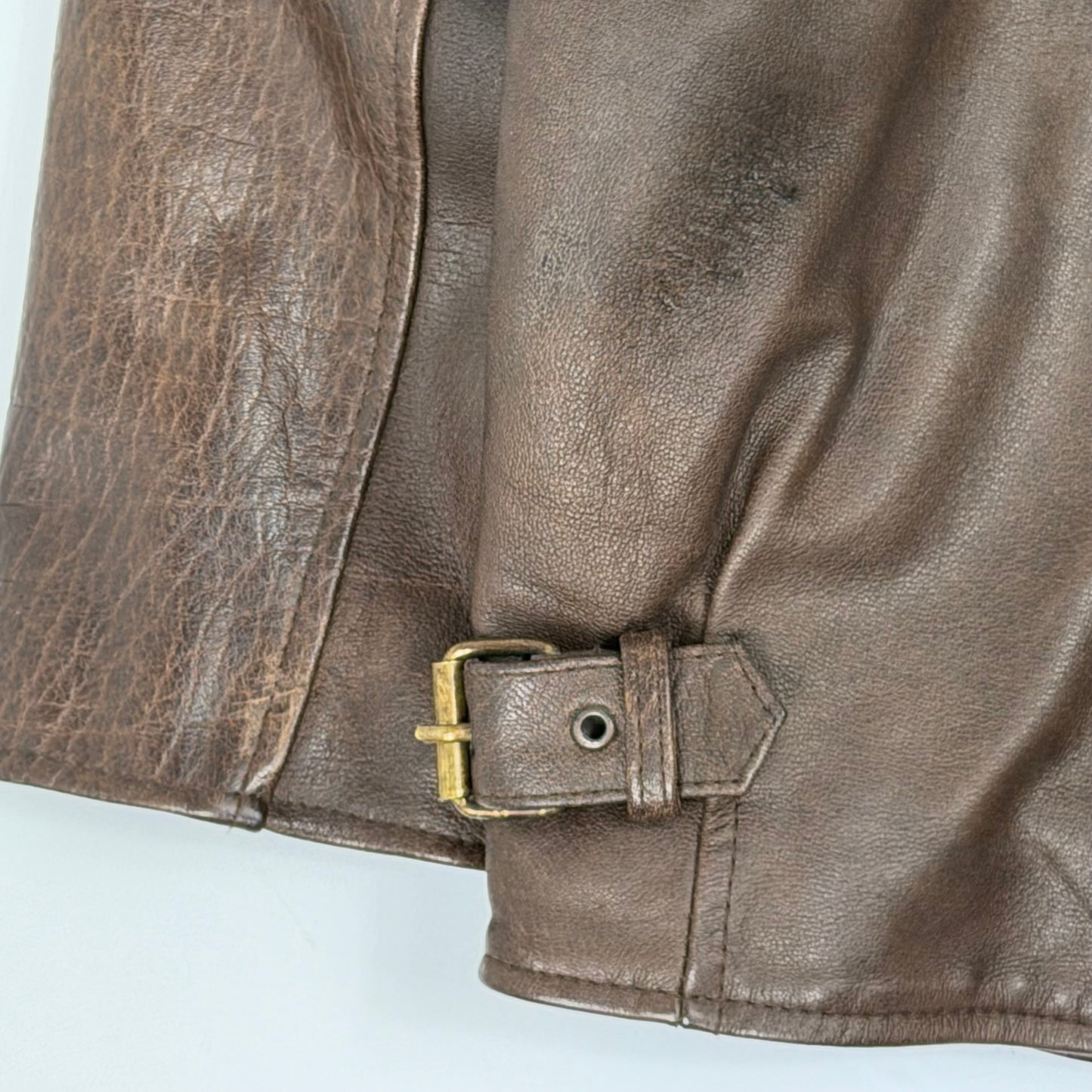 WOODLANDS Leather Bomber Jacket